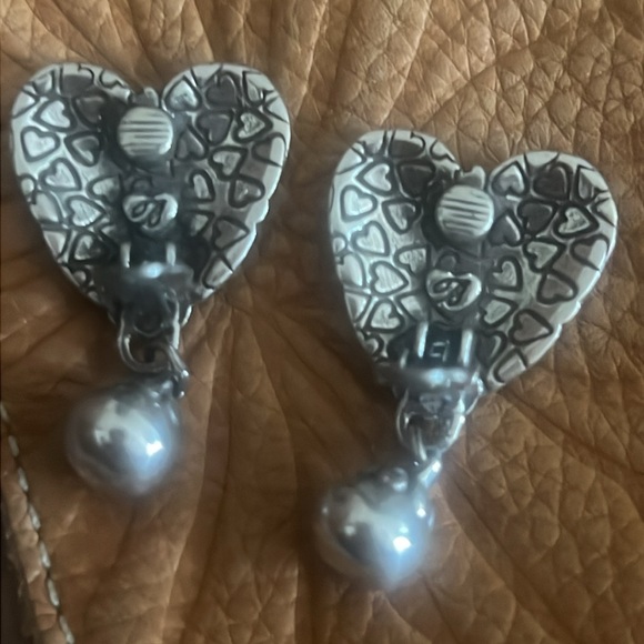 BRIGHTON SILVER HEART EARRINGS - Picture 5 of 9